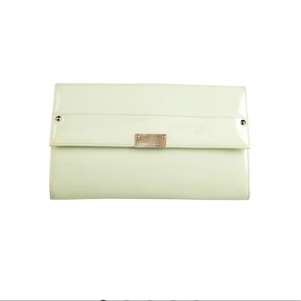 JIMMY CHOO Patent Leather Clutch Bag - Picture 2 of 9